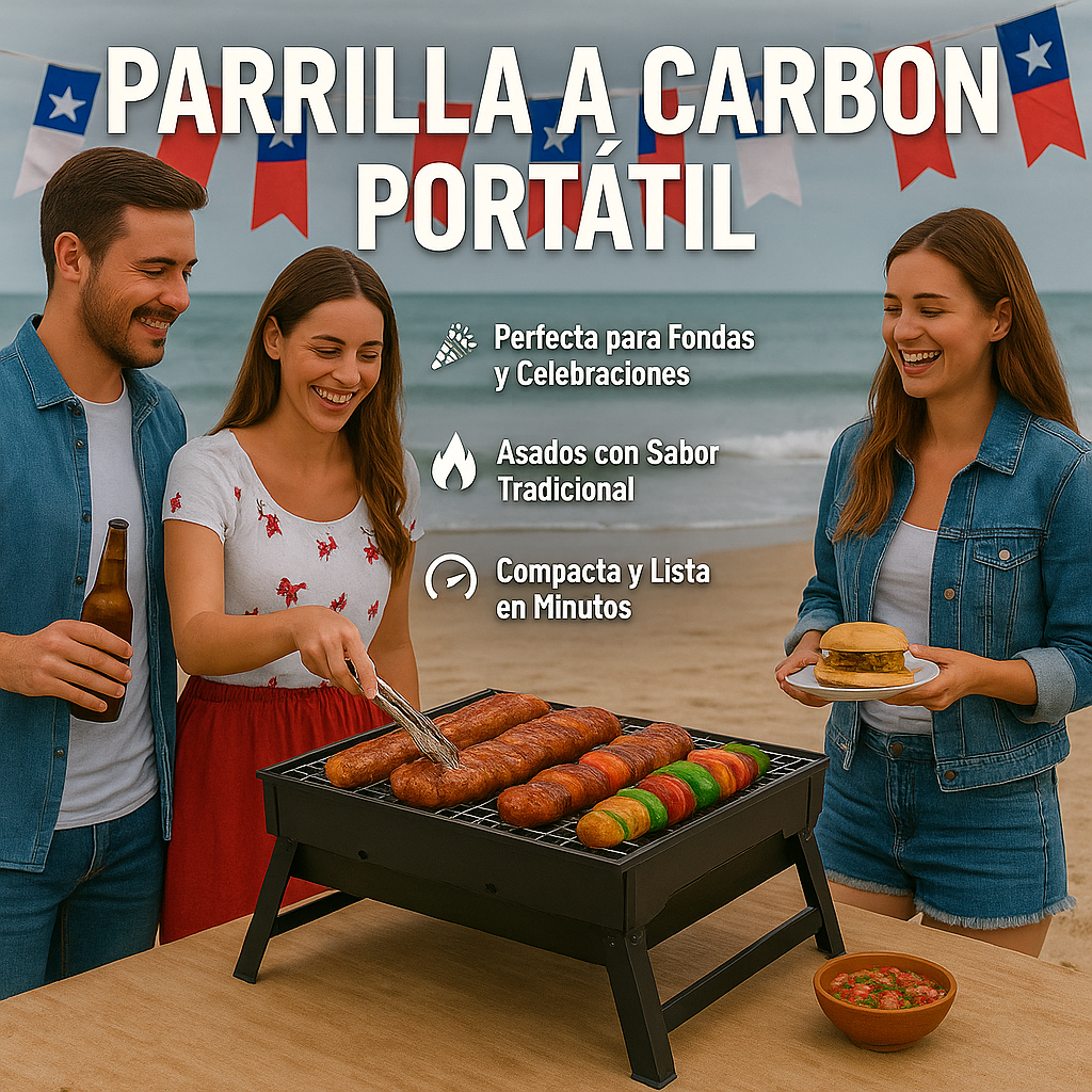 Parrilla a Carbón Portátil