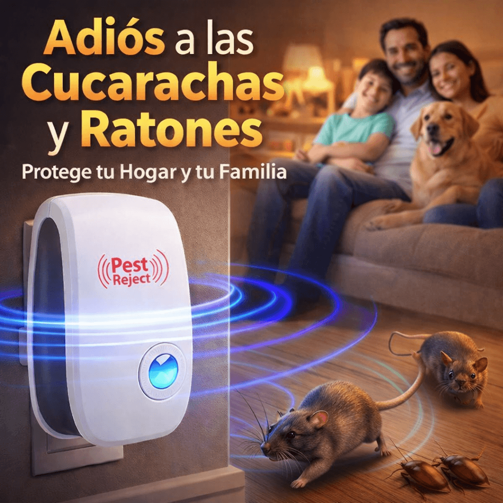 PestReject - Repelente Ultrasónico para Plagas