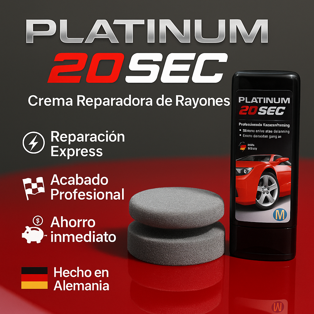 Crema Reparadora de Rayones Platinum 20 SEC®