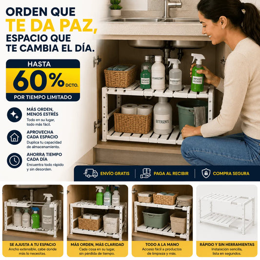 Organizador RackPro® |  Más Espacio, Menos Desorden