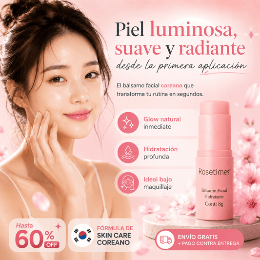 Bálsamo Facial Coreano Rosetimes® | Luz a tu Piel