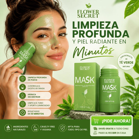 Mascarilla Facial Te Verde Flower Secret®
