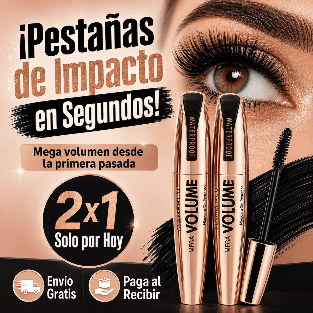 Mascara de Pestañas Flamenco® | Mega Volumen