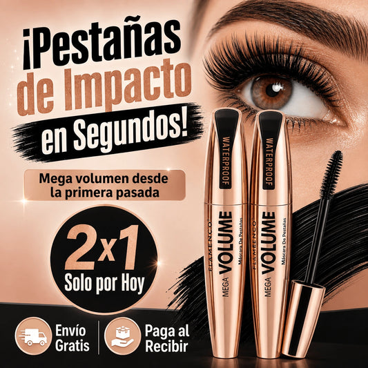 Mascara de Pestañas Flamenco® I Mega Volumen