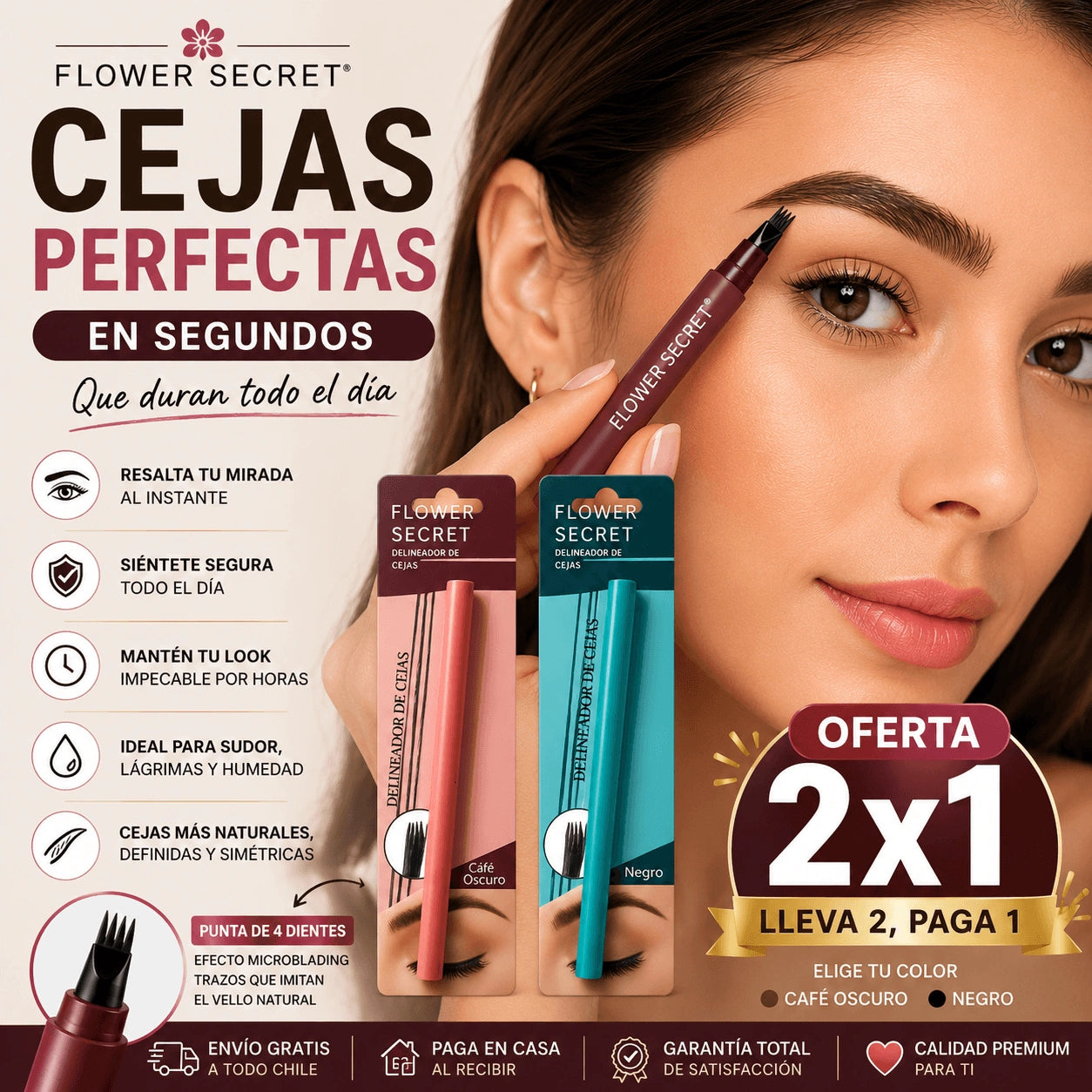 Delineador de Cejas Flower Secret®