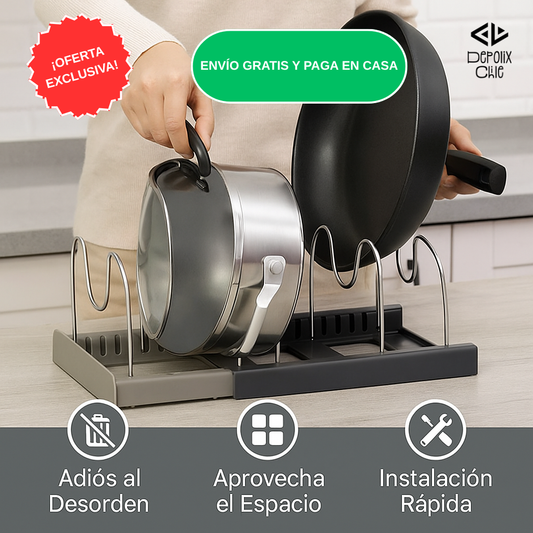 Organizador Extensible de Ollas y Sartenes