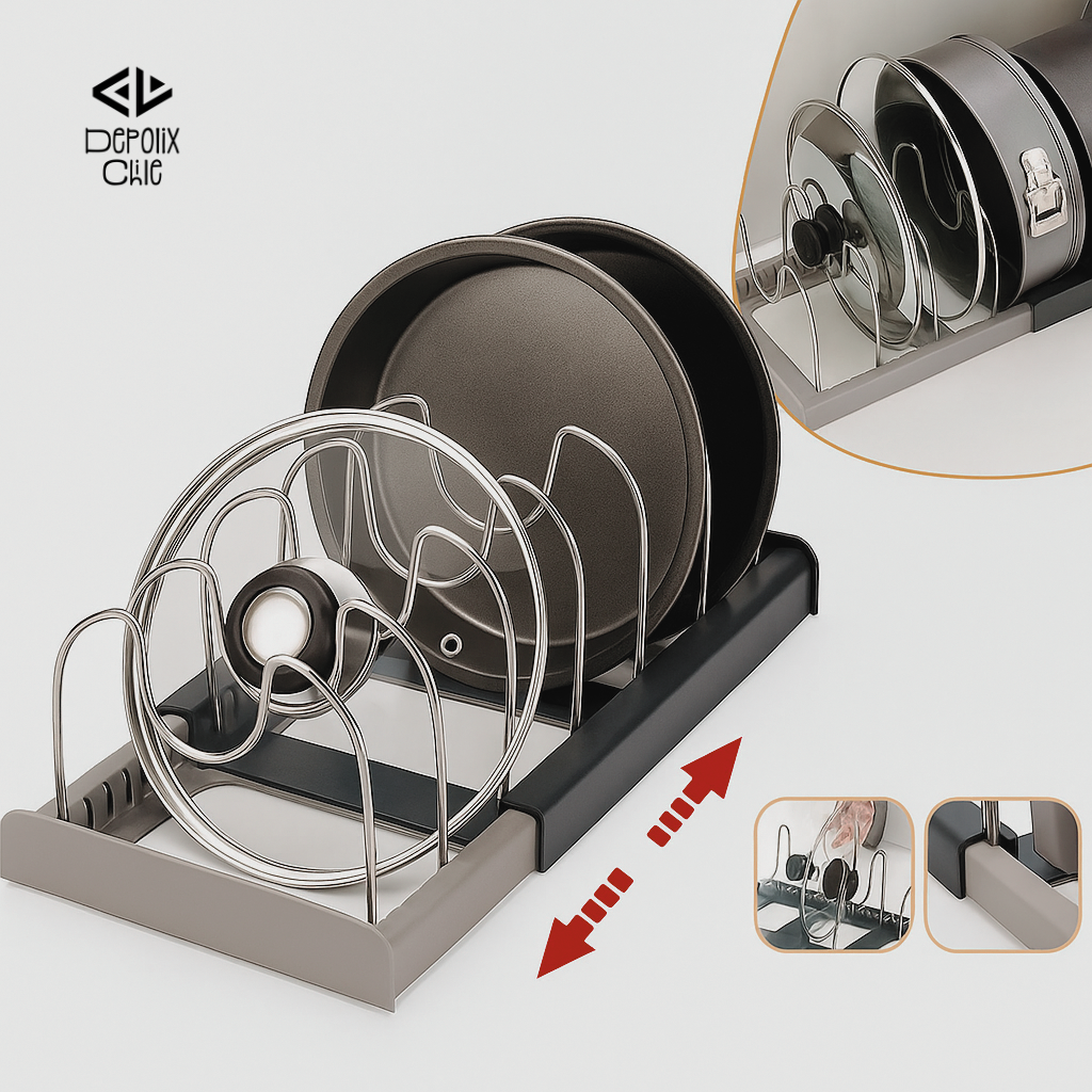 Organizador Extensible de Ollas y Sartenes
