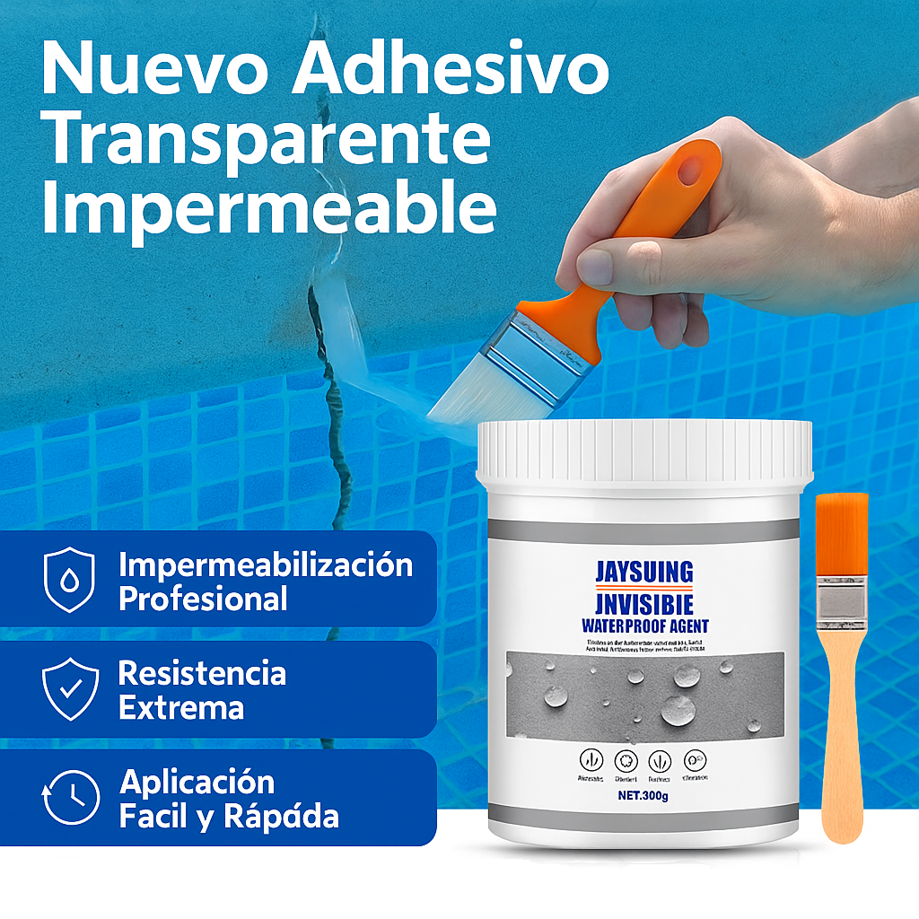 Nuevo Adhesivo Transparente Impermeable