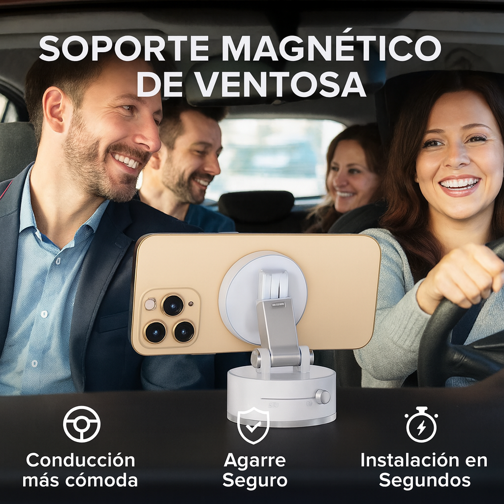 Soporte Magnético de Ventosa