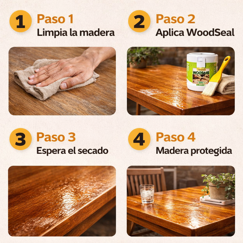 WoodSeal - Barniz Sellador de Madera