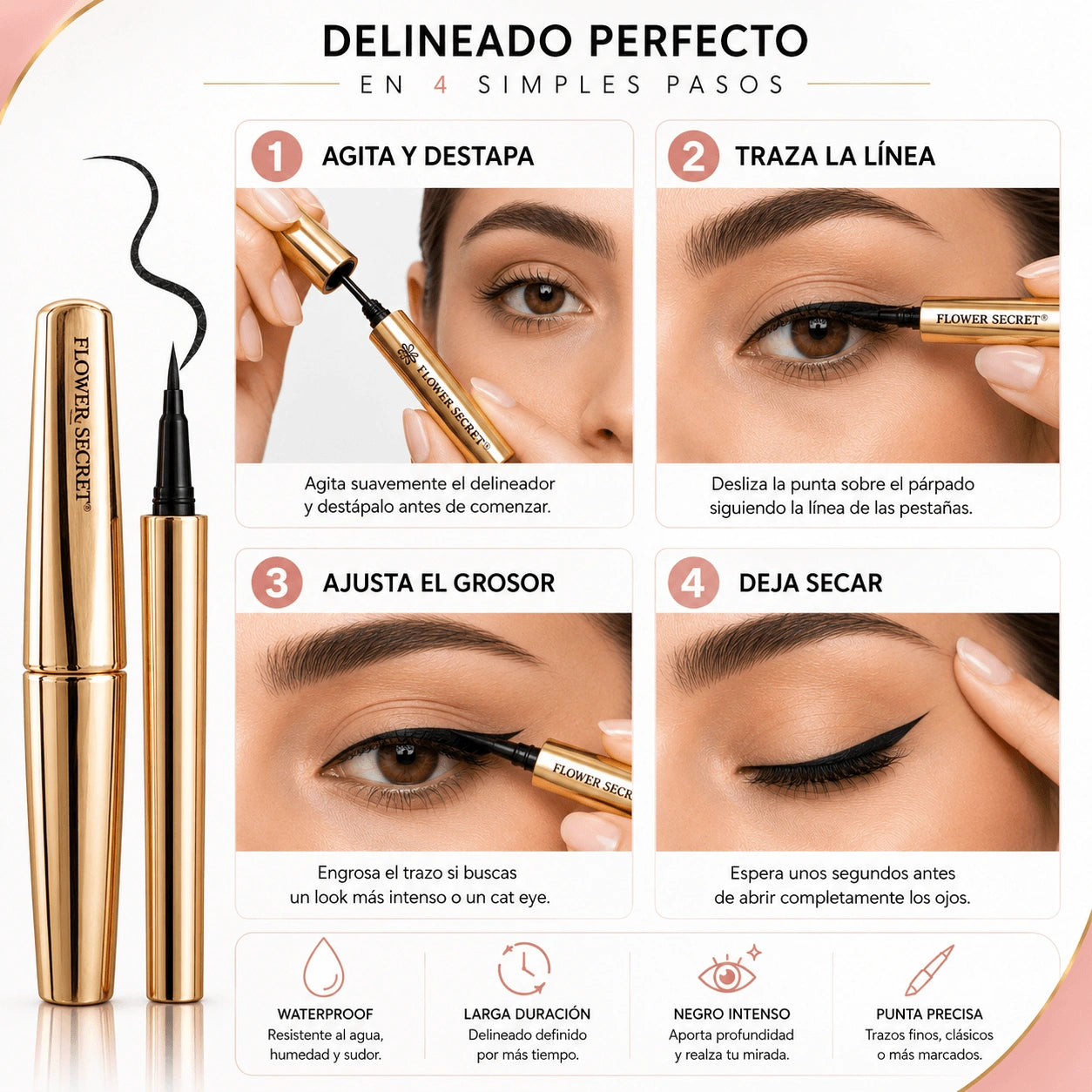 Delineador Flower Secret® | Maxima Definición
