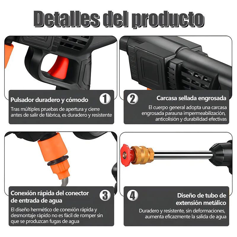 Hidrolavadora Inalámbrica + 2 Baterias