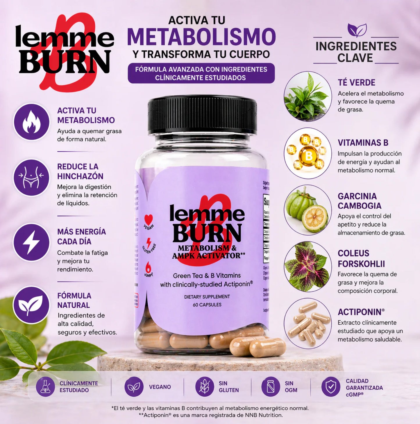LEMME BURN - SUPLEMENTO 60UNI