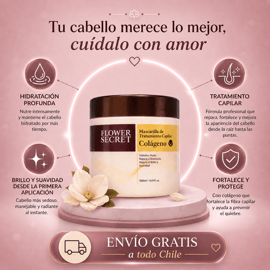 Mascarilla Capilar Colágeno Flower Secret®