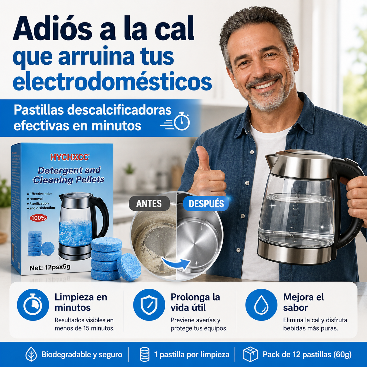 HYCH - PASTILLA PARA HERVIDOR ANTI SARRO