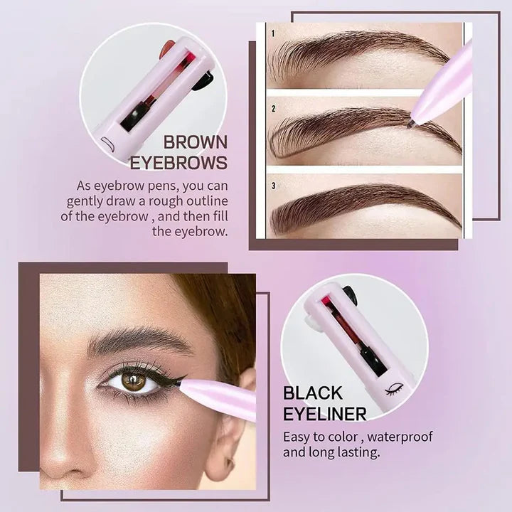 Lápiz de Maquillaje 4 en 1 - Coreano
