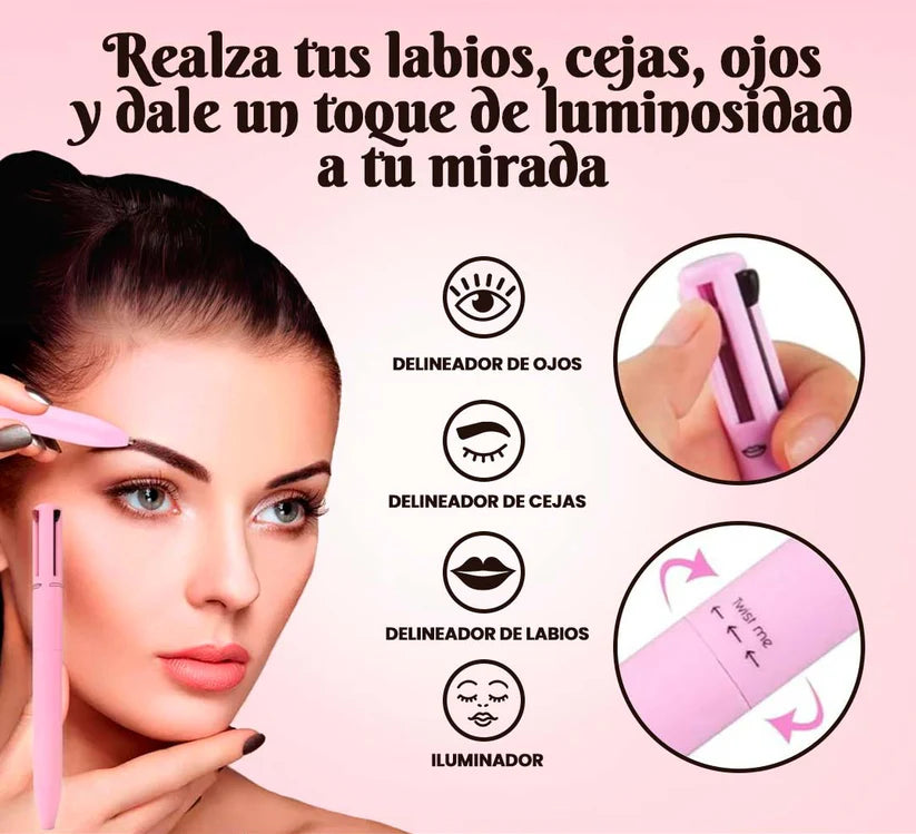 Lápiz de Maquillaje 4 en 1 - Coreano