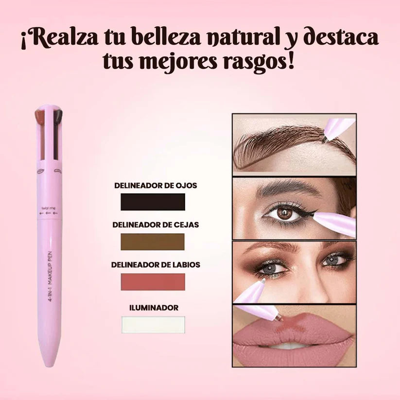 Lápiz de Maquillaje 4 en 1 - Coreano
