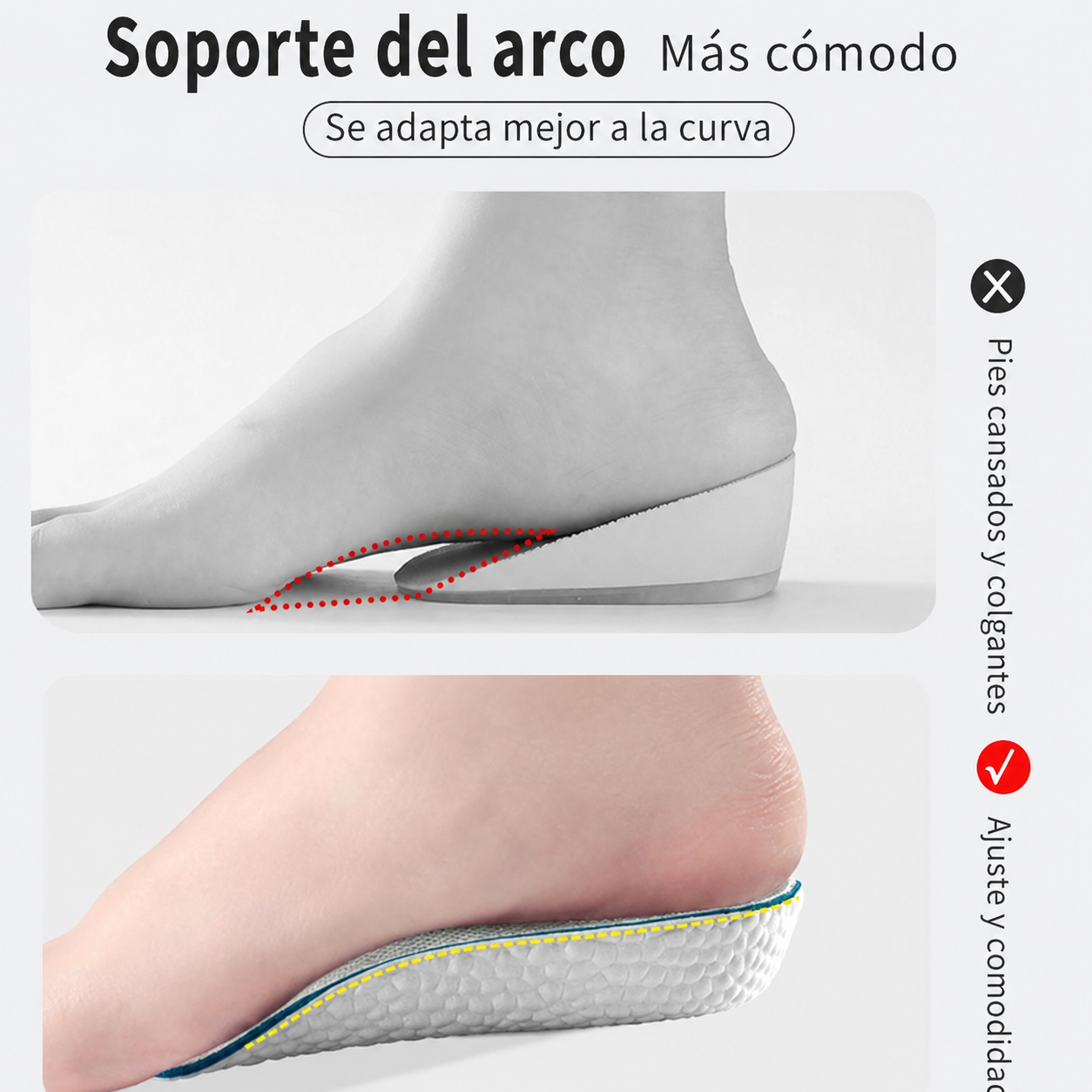 PLANTILLA AUMENTA ALTURA ORTOPEDICA