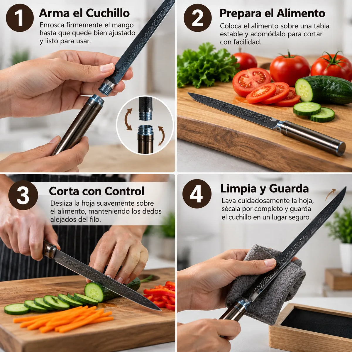 Kenshi® | Cuchillo de Chef Fino