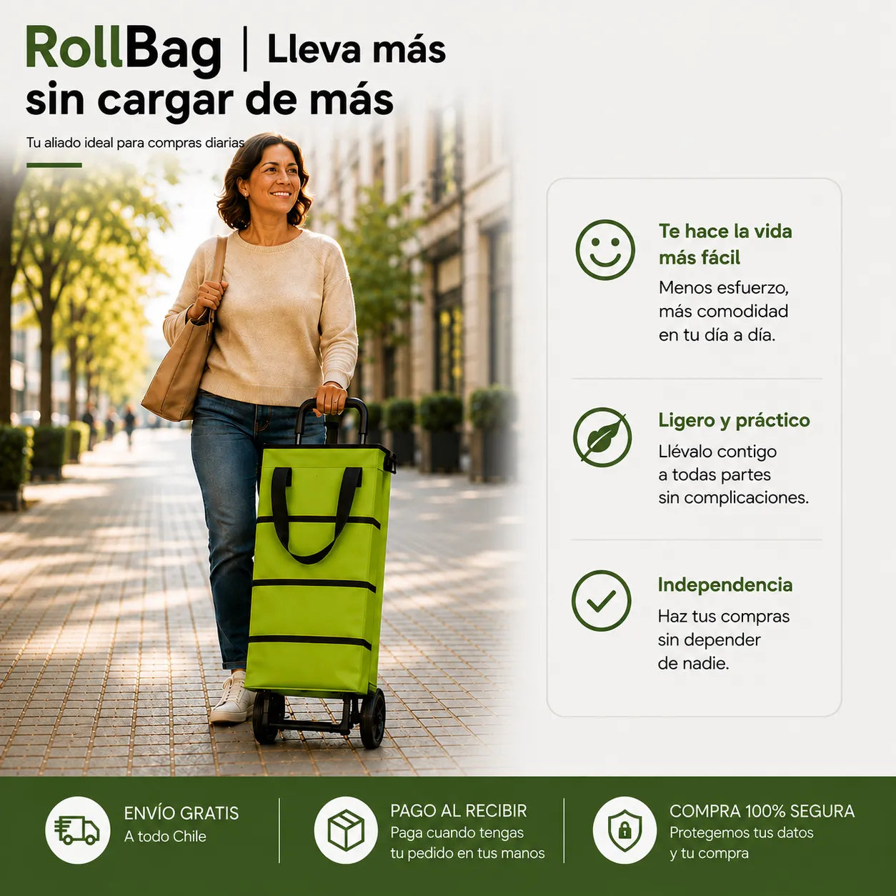 RollBag | Lleva más sin cargar de más