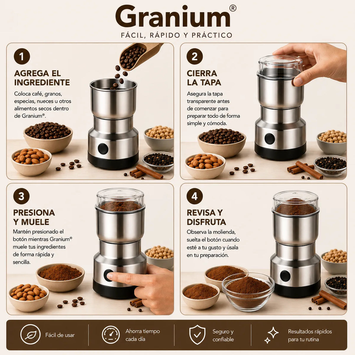 Granium® | Muele Más en Menos Tiempo