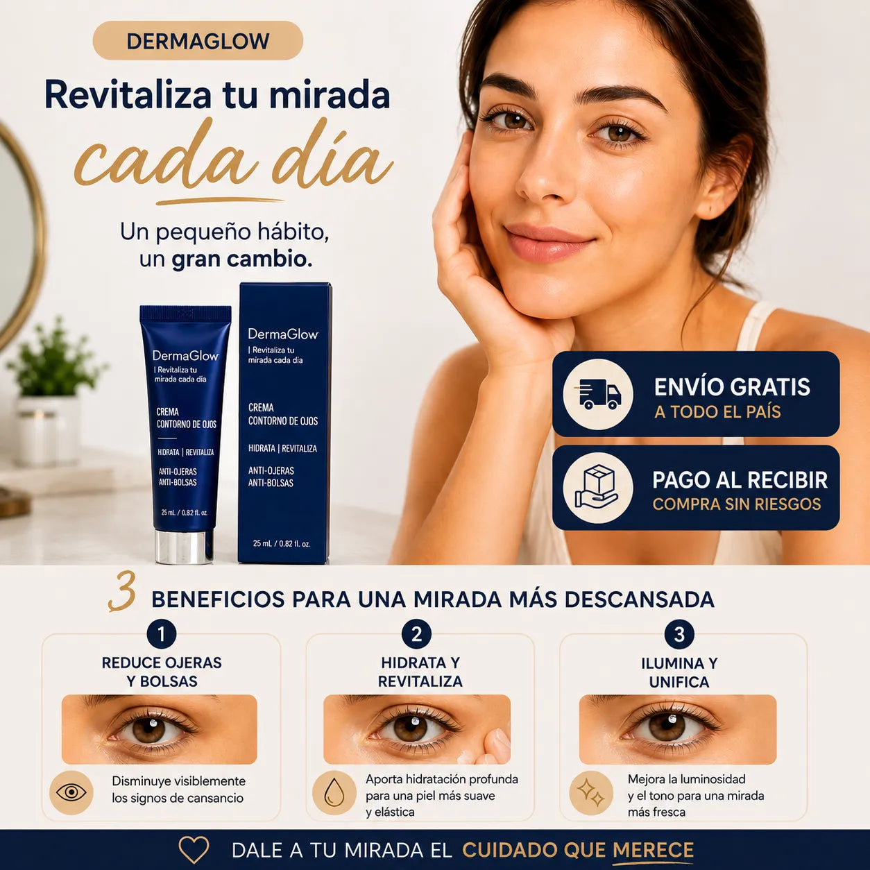 DermaGlow | Revitaliza tu mirada cada día