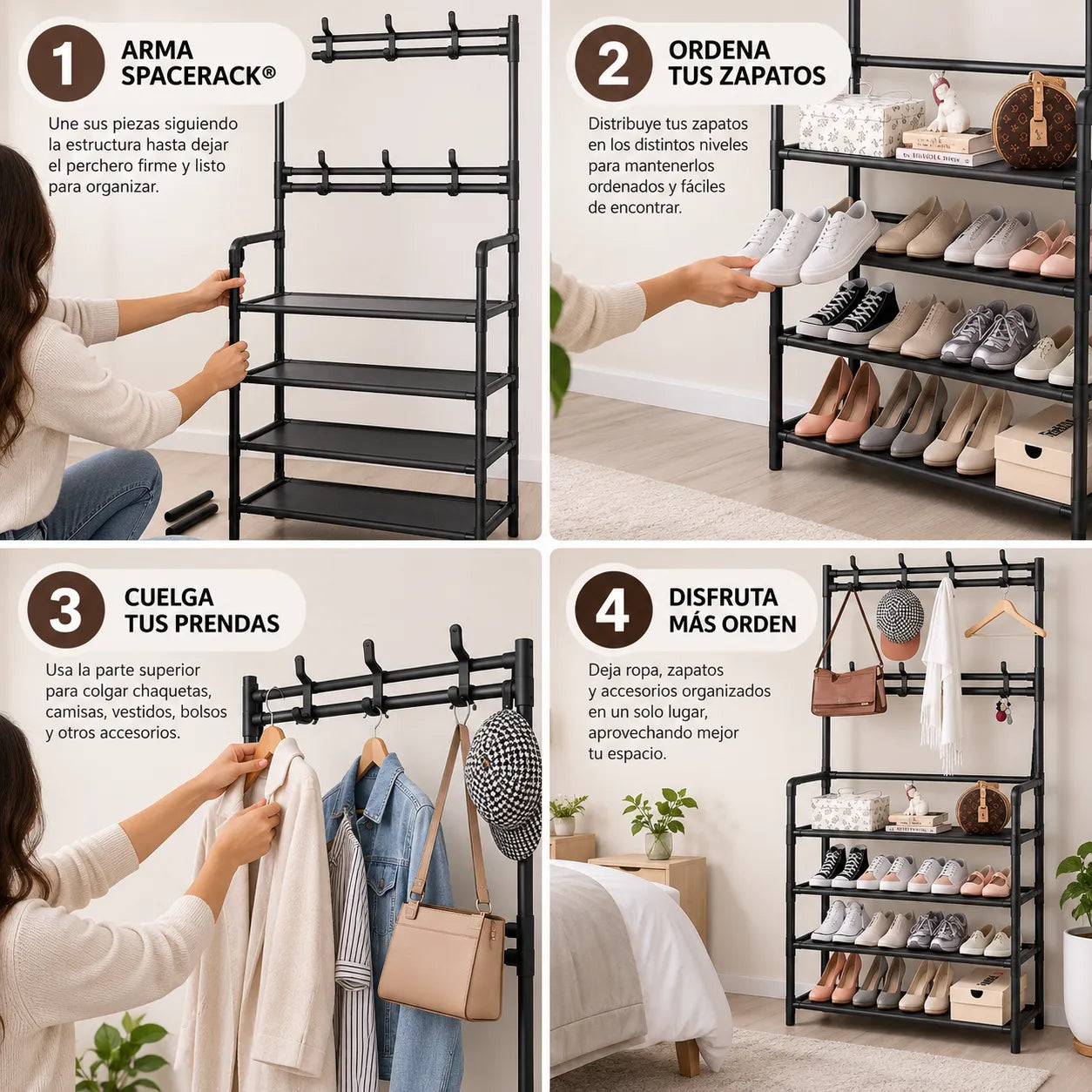 SpaceRack® | Organiza Ropa y Zapatos