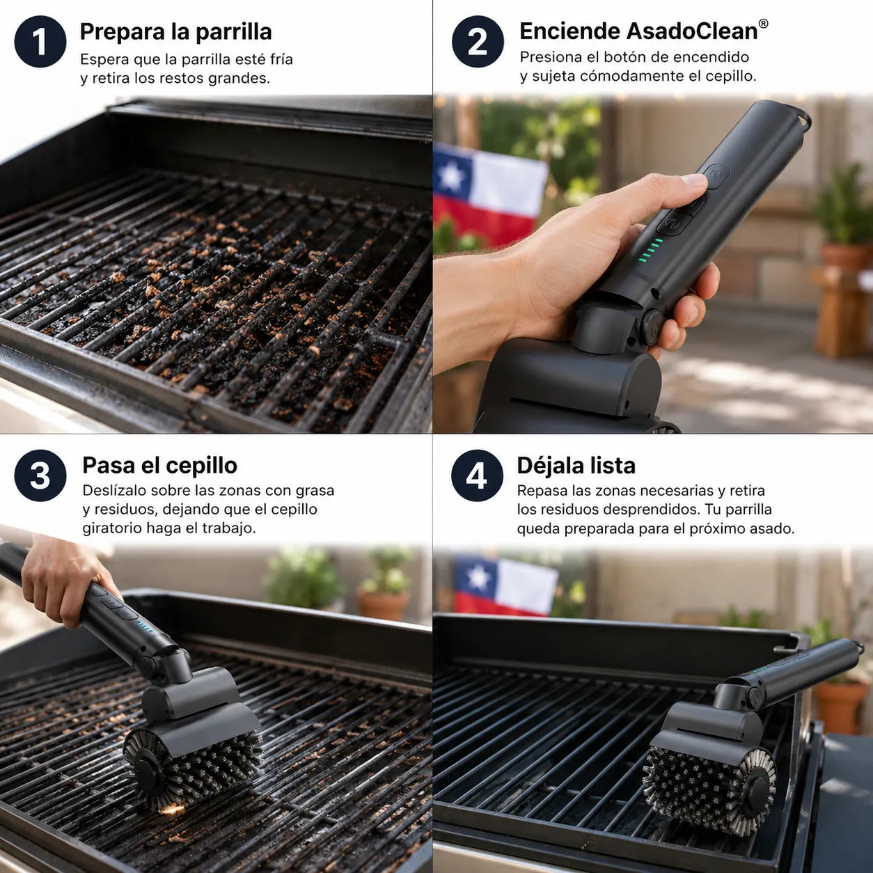 AsadoClean® | Parrilla Lista para Asar