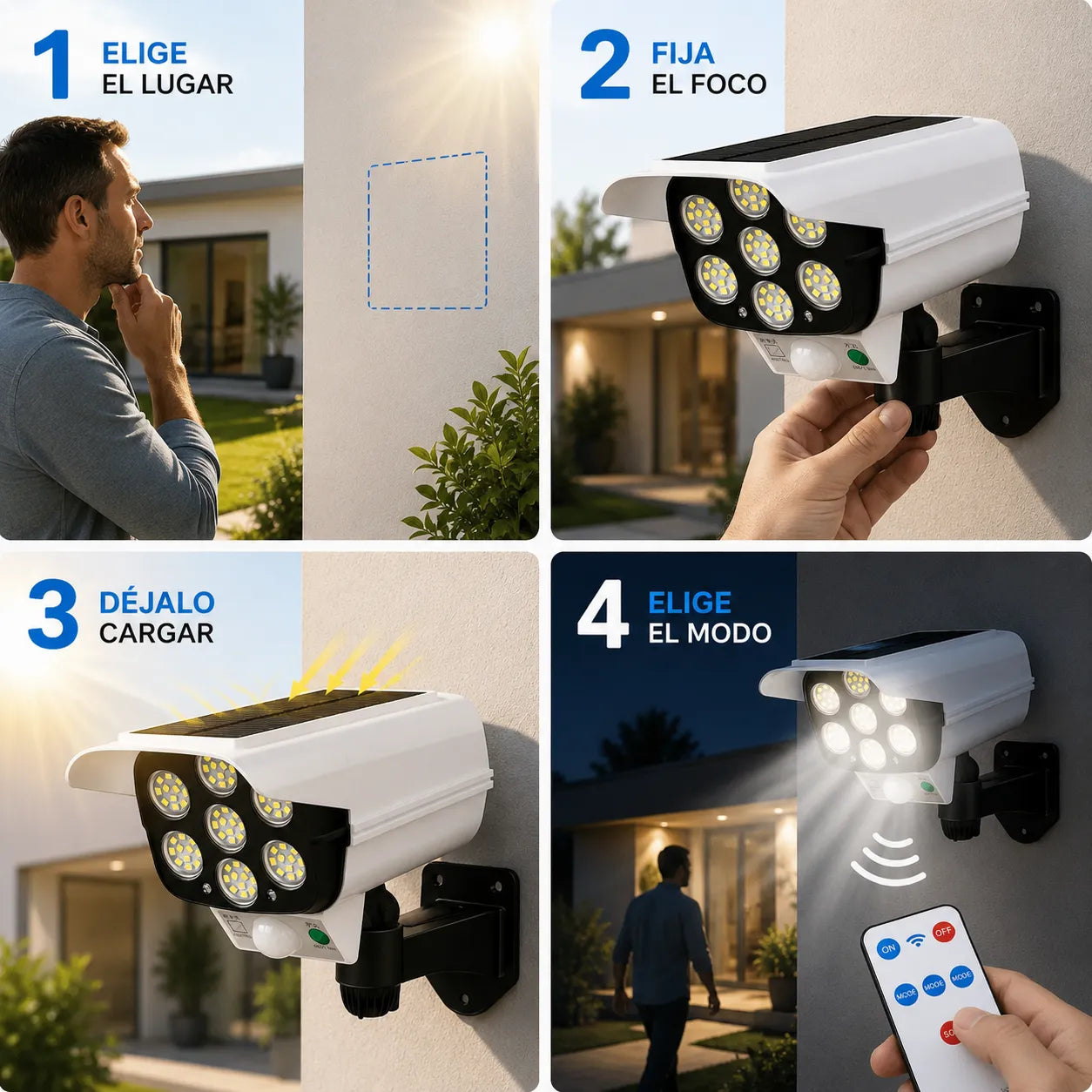 SolarGuard® | Foco Solar con Sensor