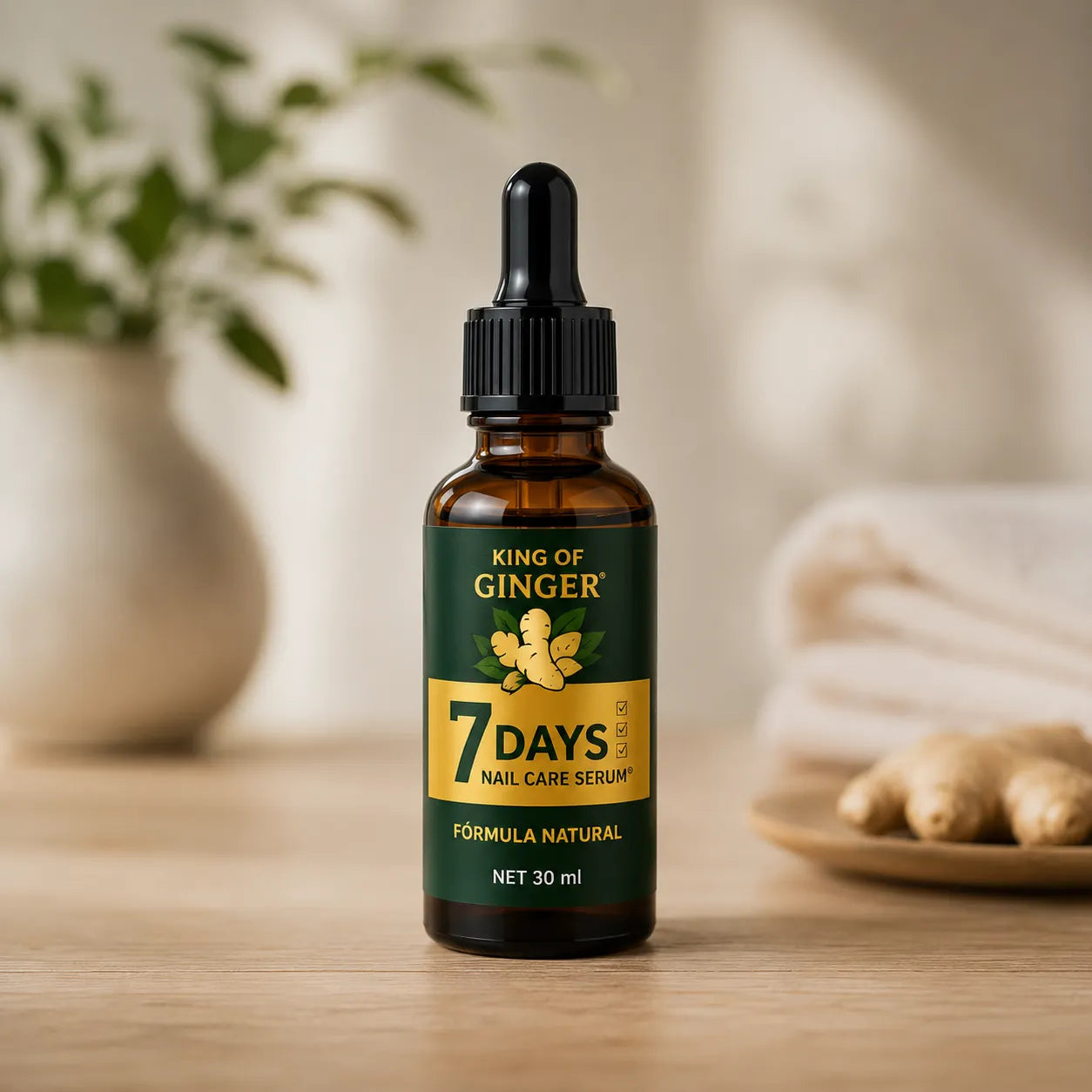 Serum Uñas King of Ginger® | Nutrición y Fuerza