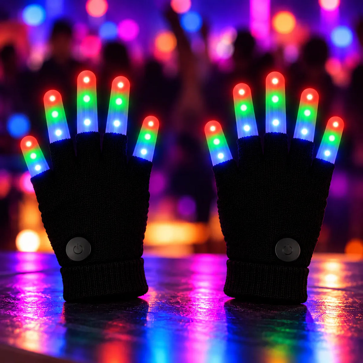 Magic Gloves® | Par Guantes Magicos con Luces Led