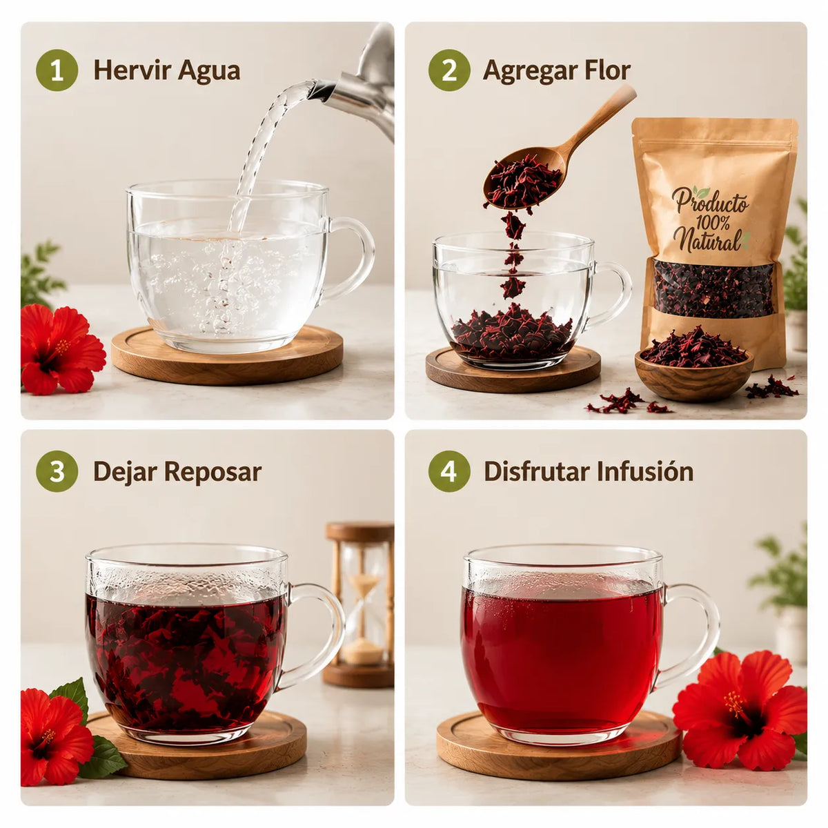 Infusión Detox Flor de Jamaica Premium