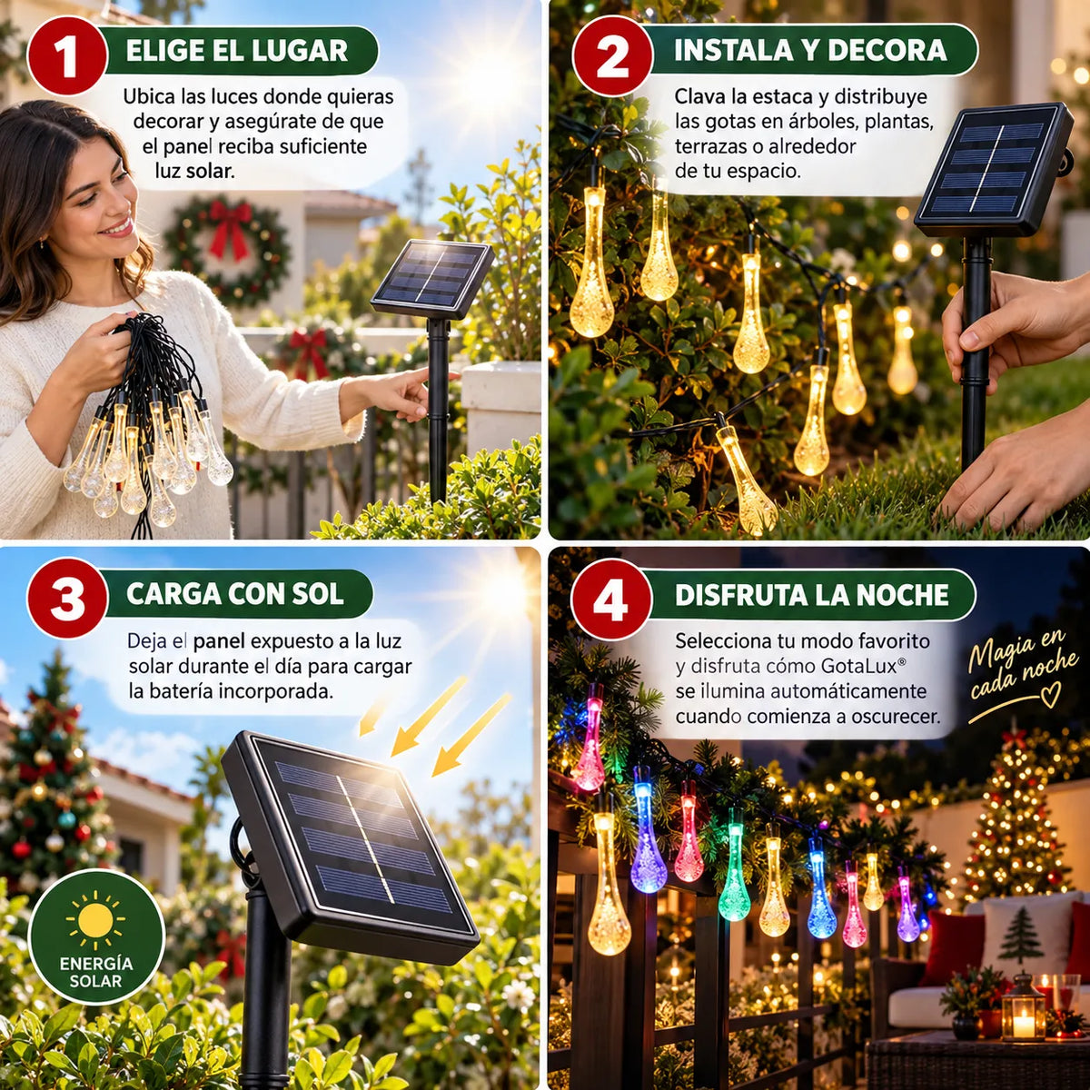 GotaLux® | Luz Decorativa Para Navidad
