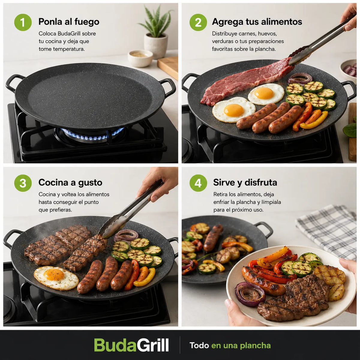 BudaGrill | Todo en una plancha