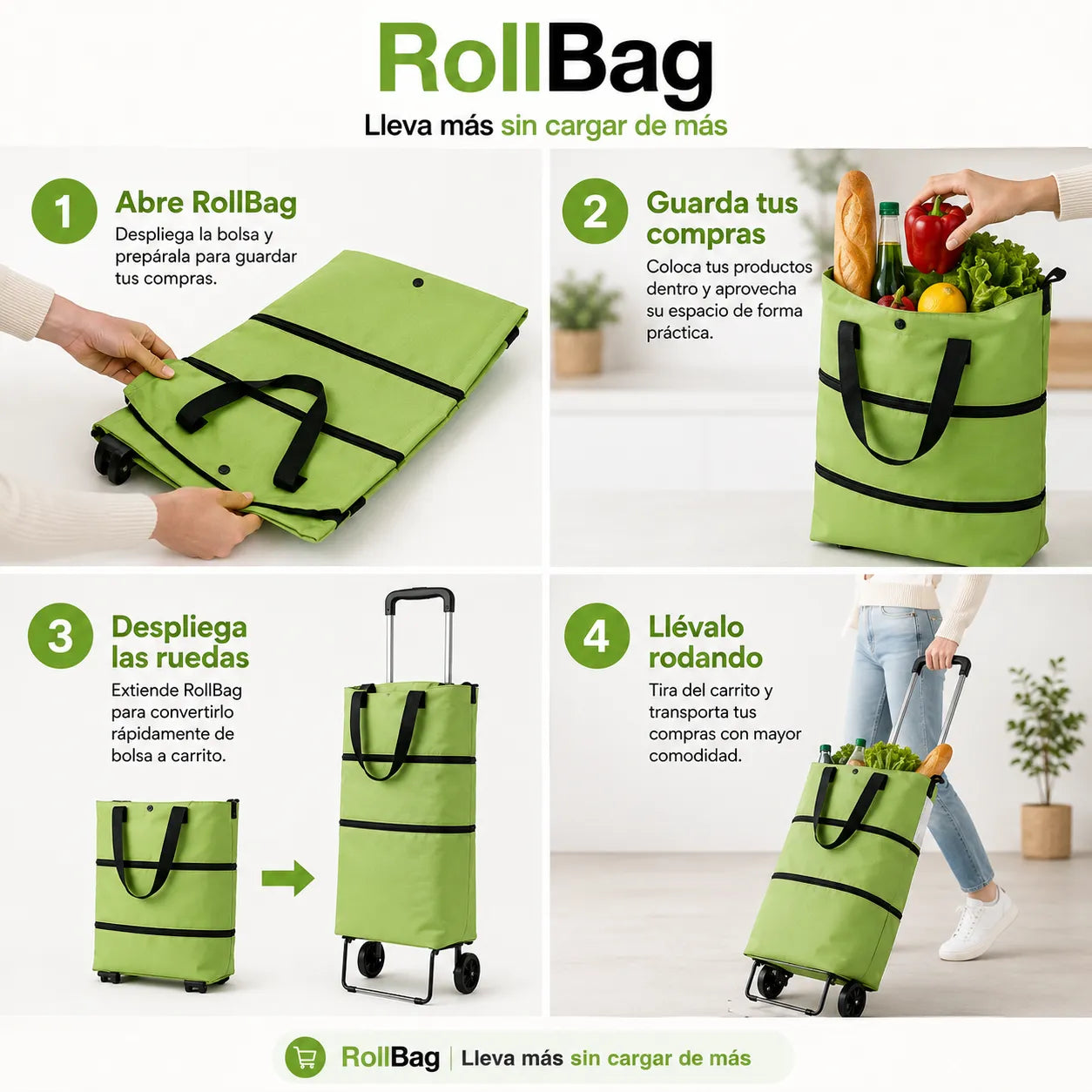 RollBag | Lleva más sin cargar de más