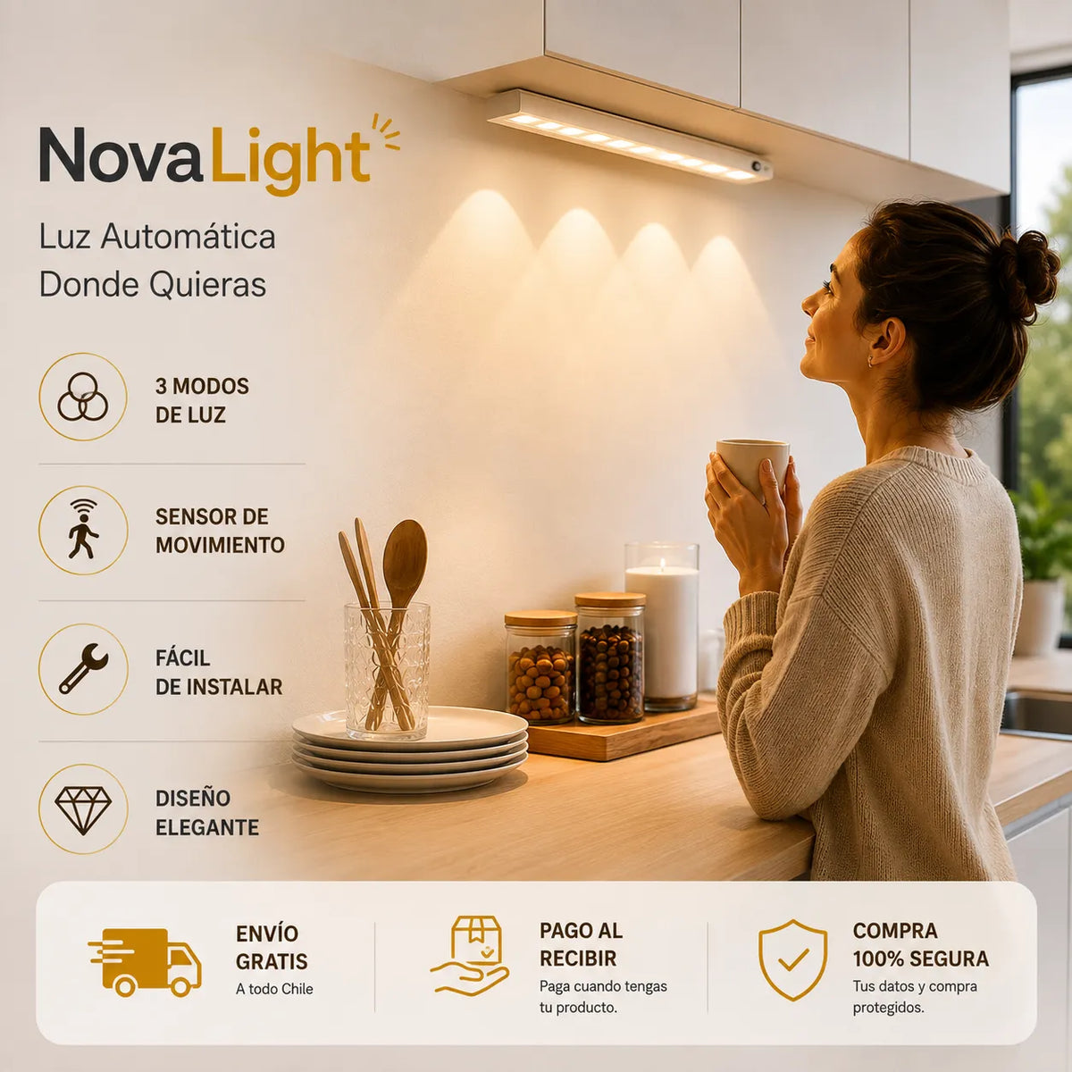 NovaLight | Luz Automática Donde Quieras
