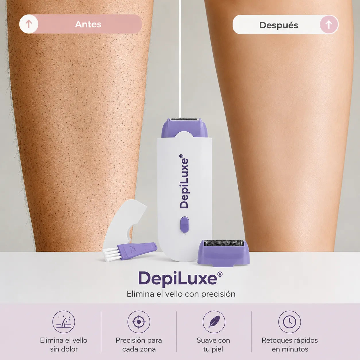 DepiLuxe® | Elimina el vello con precisión