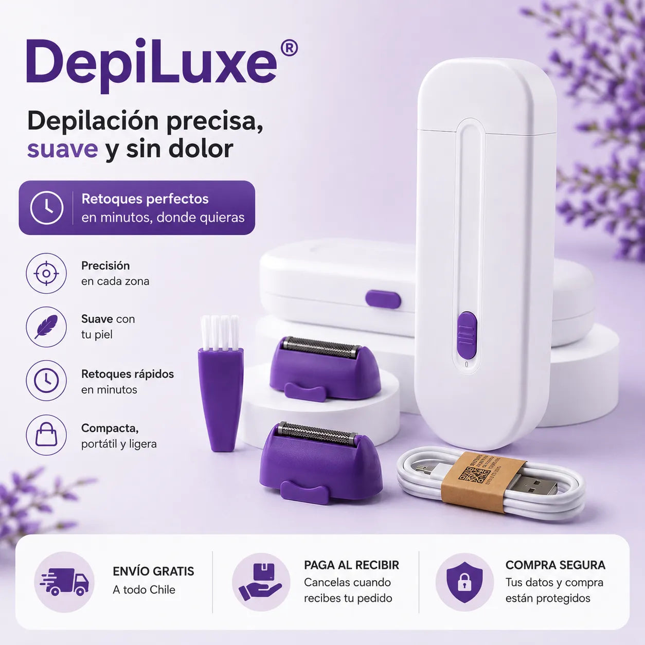 DepiLuxe® | Elimina el vello con precisión