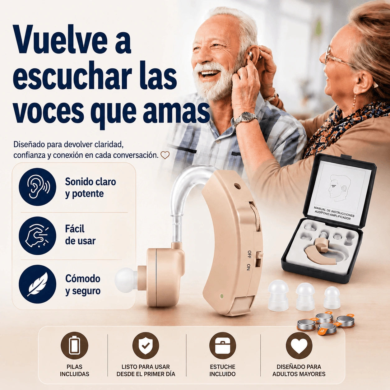 Audífono Amplificador | Recupera tu Audición