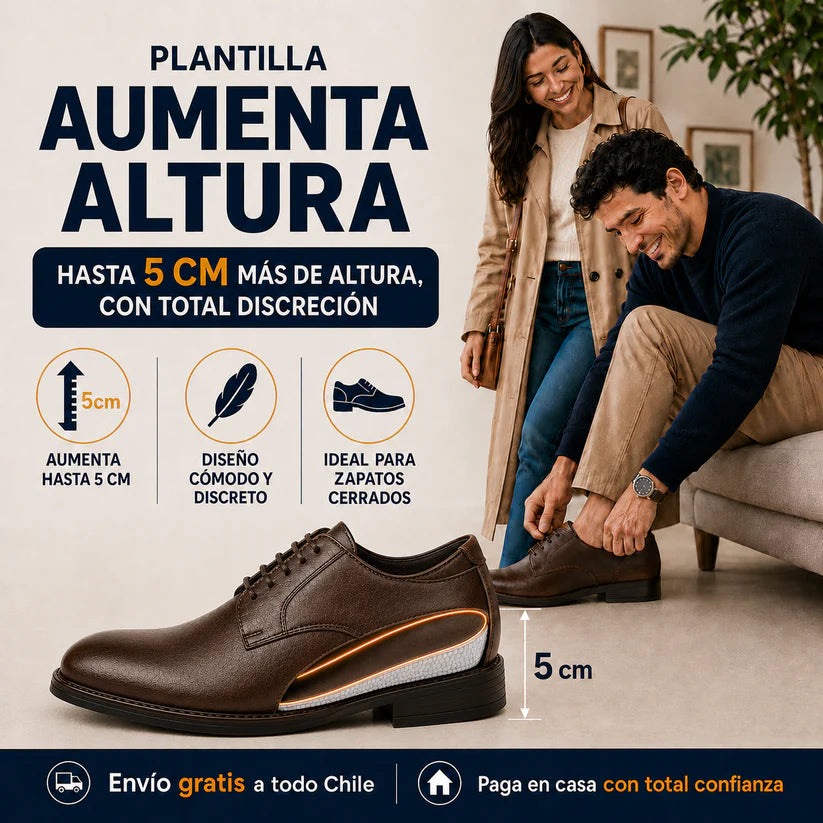 PLANTILLA AUMENTA ALTURA ORTOPEDICA