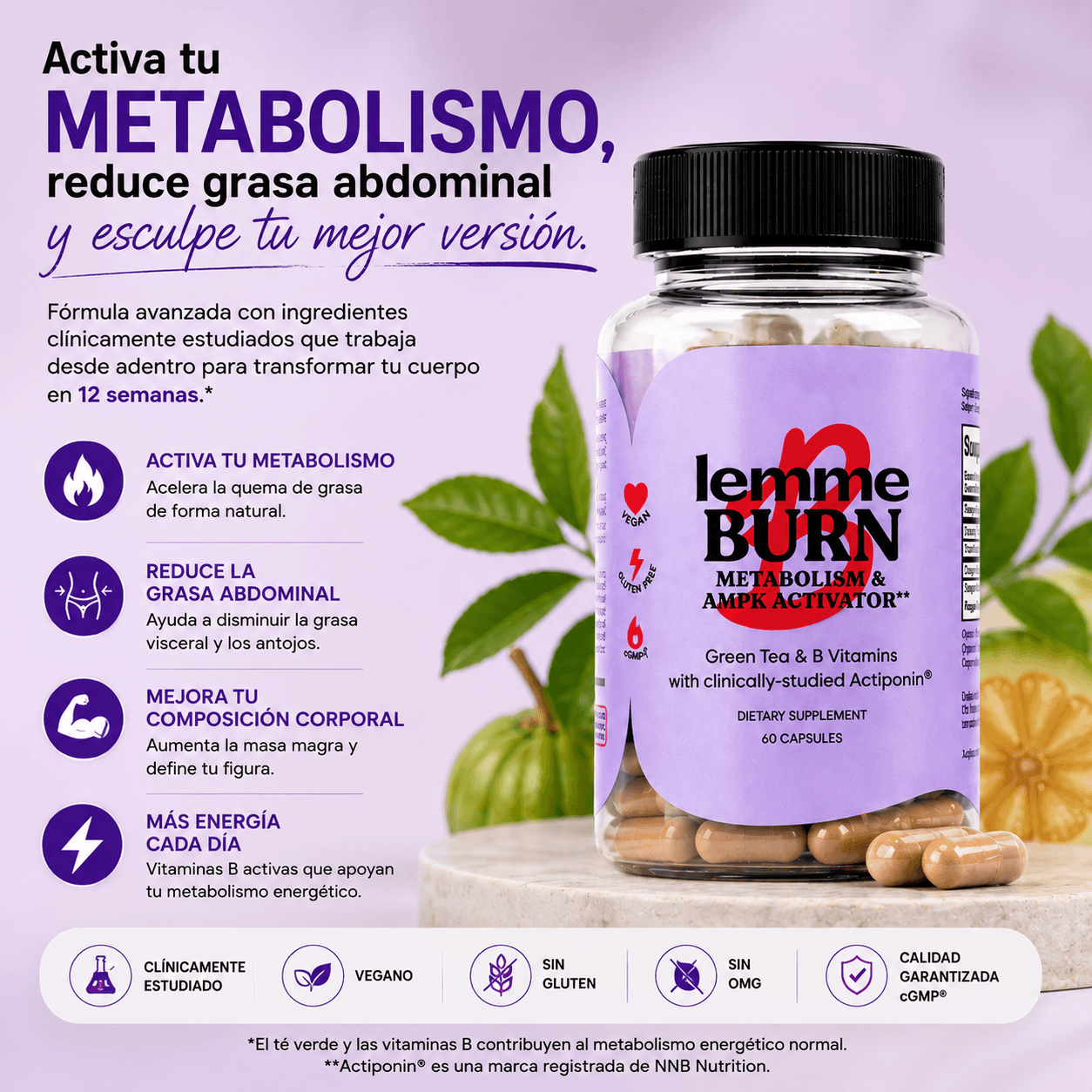 LEMME BURN - SUPLEMENTO 60UNI