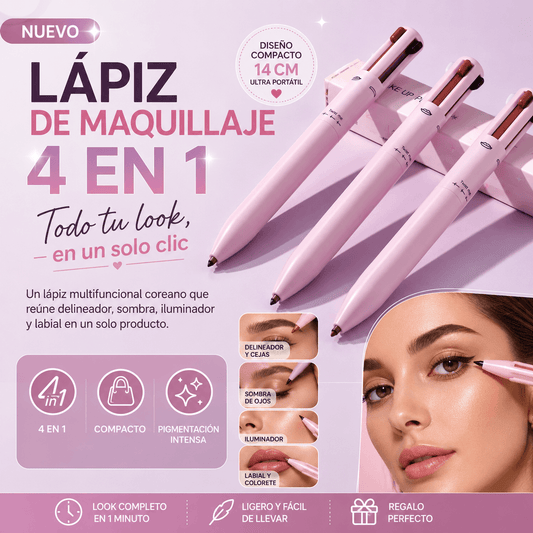 Lápiz de Maquillaje 4 en 1 - Coreano
