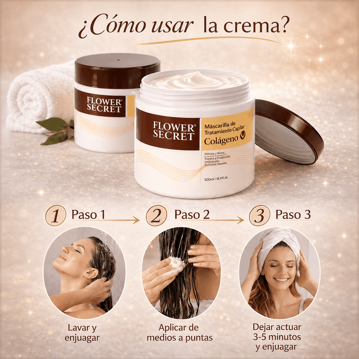 Mascarilla Capilar Colágeno Flower Secret®