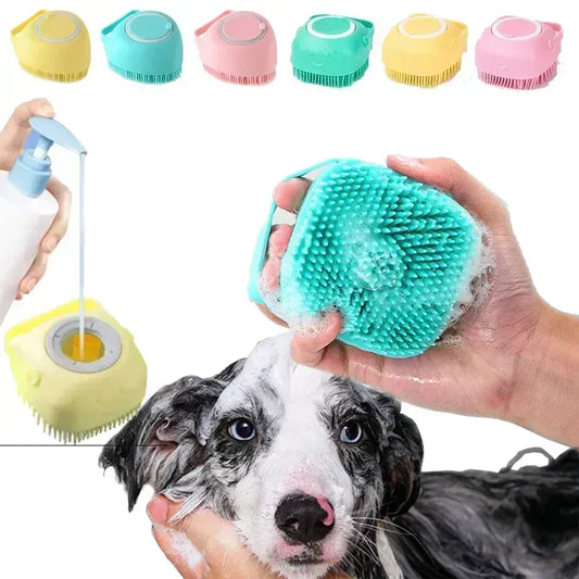 Cepillo dispensador para baño